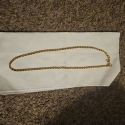 CRAFTD 22in 5mm gold plated chain - $40