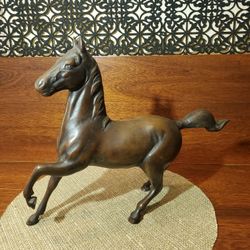 Vintage Bronze  Japanese  Prancing  Horse