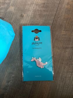 Limited addition Jellycat rose dragon pin
