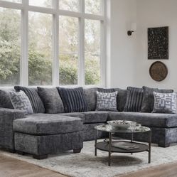 2875-07 CHARCOAL Sectional