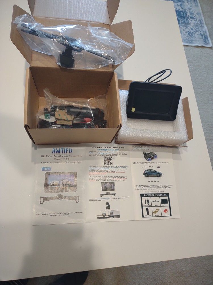 HD Rear/Front View Camera & Monitor Kit