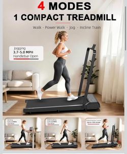 Brand new ! Walking Pad Treadmill 10% Incline, Foldable Handle, Under Desk Treadmill