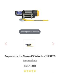 Superwinch Terra 45 Winch 4500lb Winch 