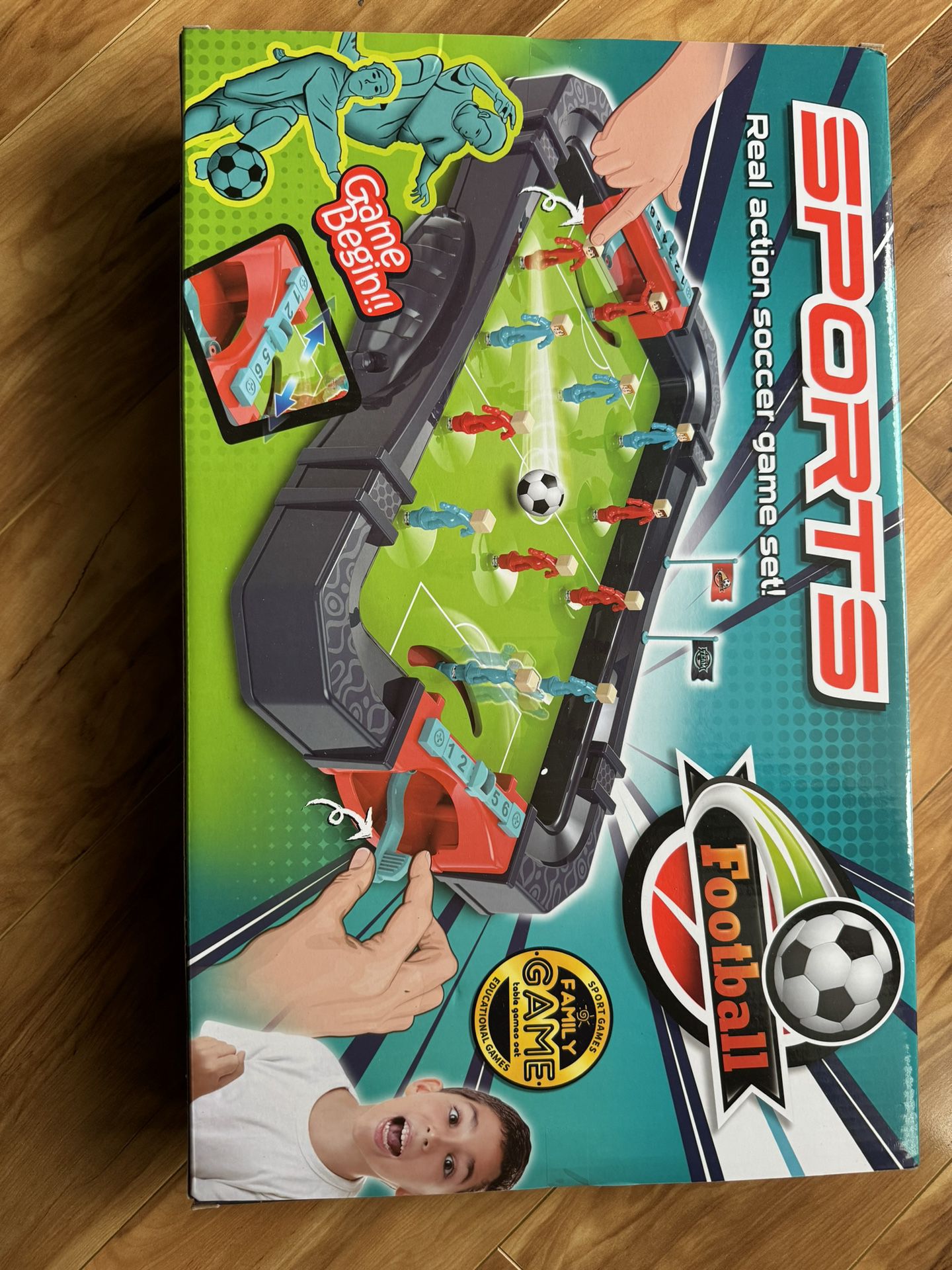 Brand Nee Unopened Sports Real Action Soccer Game Set