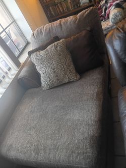 Chaise and accent chair