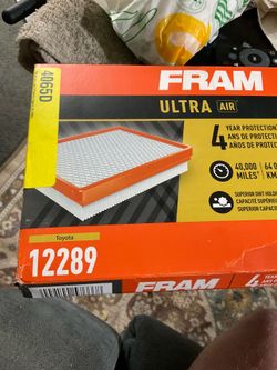 New air filter