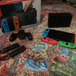 Nintendo Switch + Accessories/Games