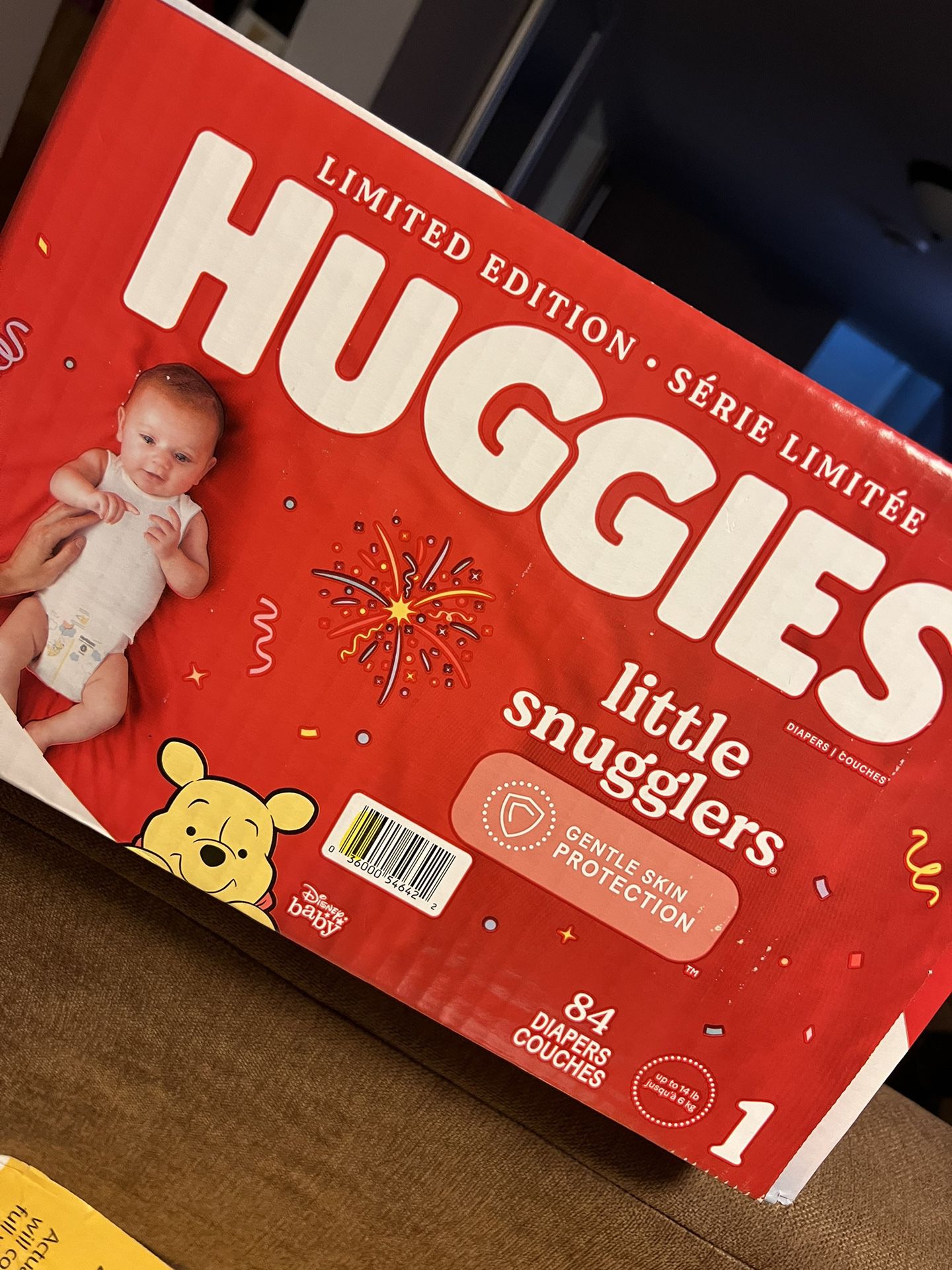 Huggies Little Snugglers 84 Diapers Size 1
