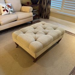 Anton Ottoman by Ethan Allen - Excellent Condition- 41" x 30" 