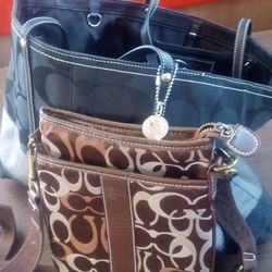 2 bolsas COACH por $40