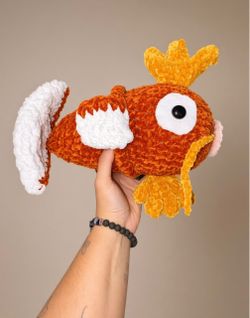 Handmade Magikarp Crochet Plushie— Pokémon