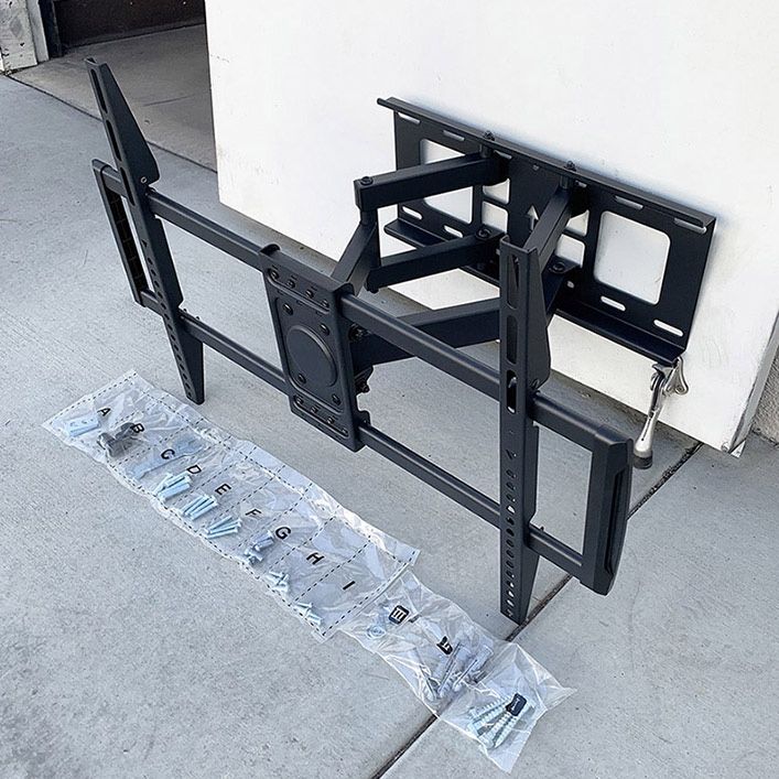 (NEW) $45 Full Motion 37”-75” TV Wall Mount Swivel Tilt VESA 600x400mm, Max Load 110 Lbs