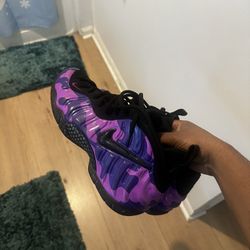Nike Foamposite Purple Camo