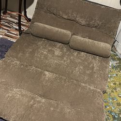 brown futon