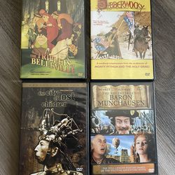 FRENCH ART ENGLISH FILMS DVD LOT Triplets of Belleville The City of Lost Children Baron Munchausen Jabberwocky
