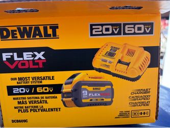 DEWALT 20/60V MAX FLEXVOLT 9.0Ah FAST CHARGER BRAND NEW SEAL PACK