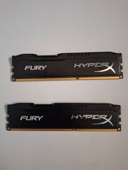 Hyper X fury ram card 8gb ddr3