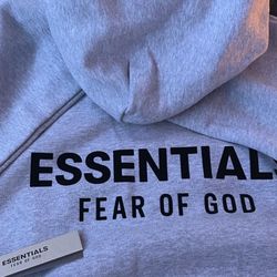 Essential hoodie gray (taking offers)
