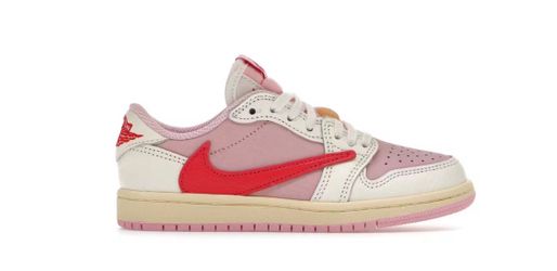 Travis Scott Jordan 1 Retro Low Tropical Pink PS