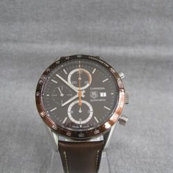 Tag Heuer Carrera CV2013 41mm Brown Dial Men's Wrist Watch