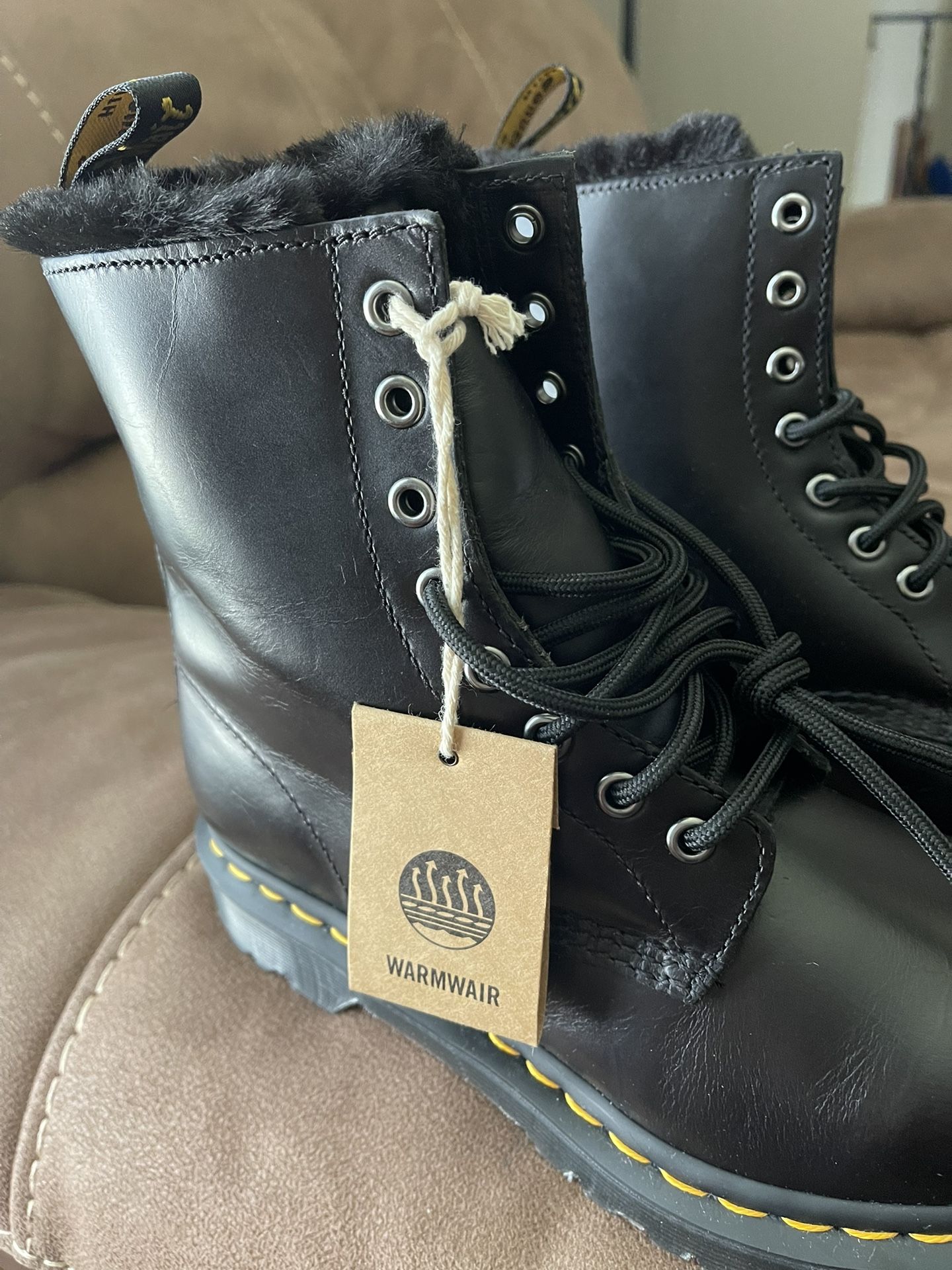 Dr Marten’s Boots With Fur Size 8.