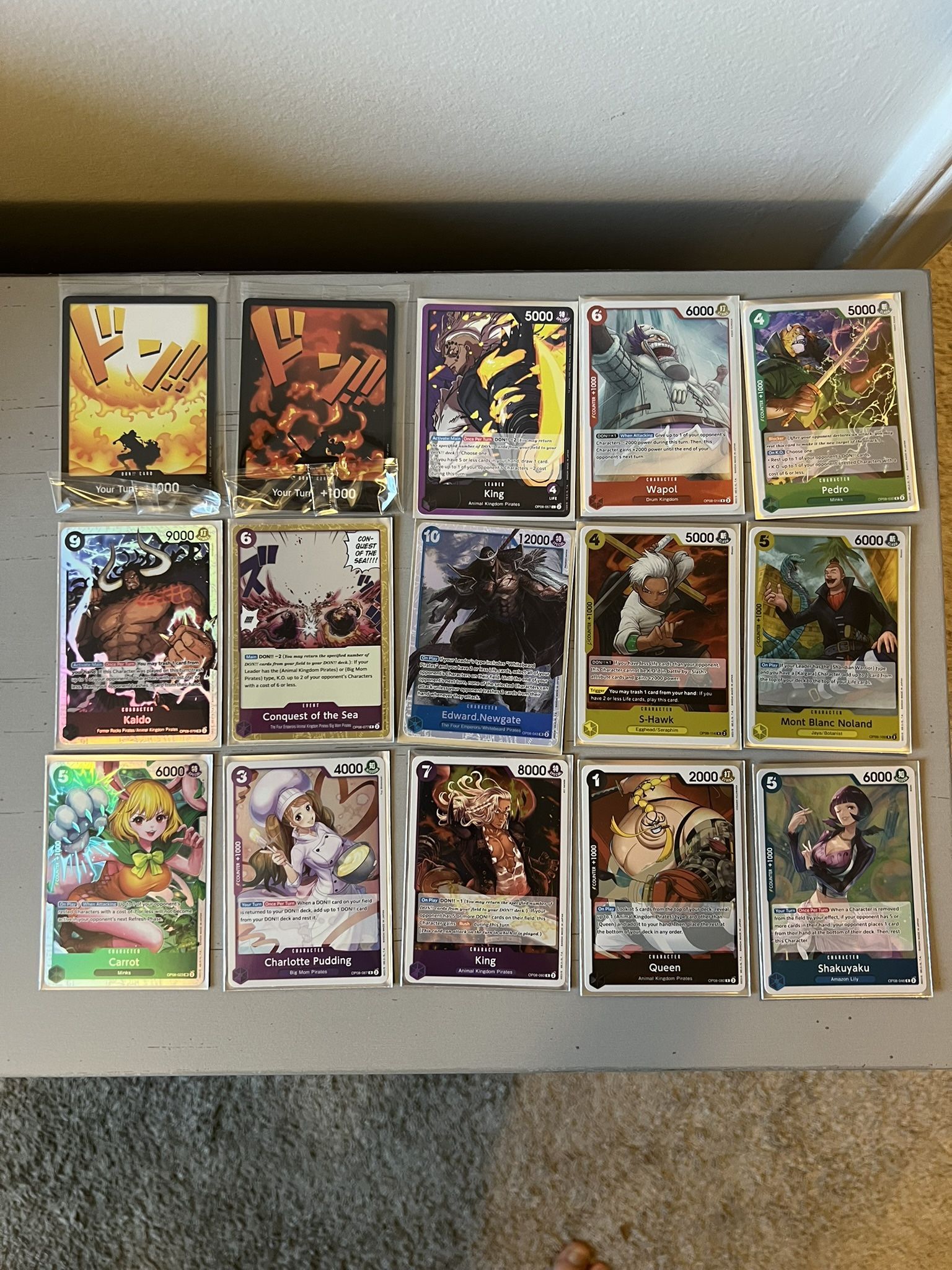 One Piece TCG Two Legends Cards Lot (15)