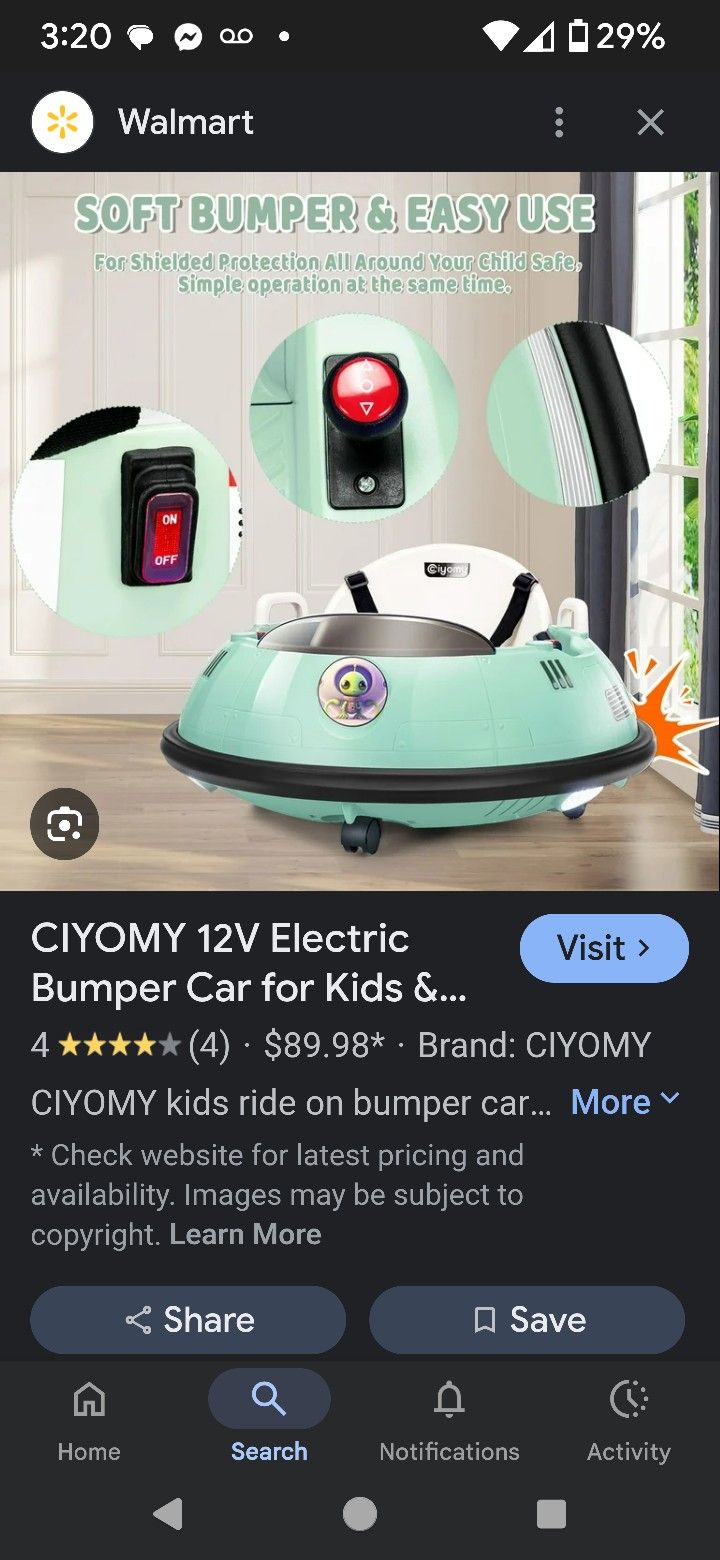 Ciyomy UFO Bumper car 