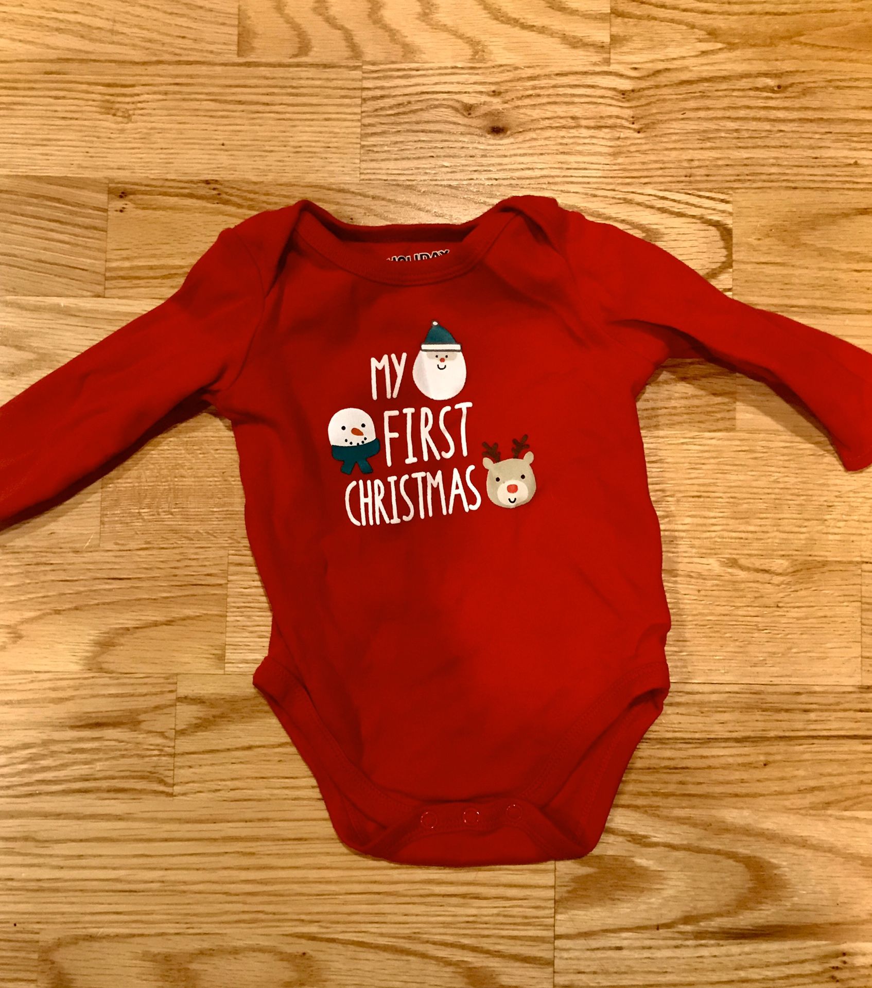 NEW Red Holiday Onesie 0-3months