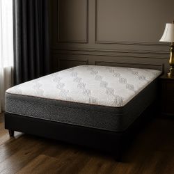 Memory Foam King Size Mattress 11” Thick Premium Comfort Factory Fresh & Sealed in Plastic Same Day Delivery.