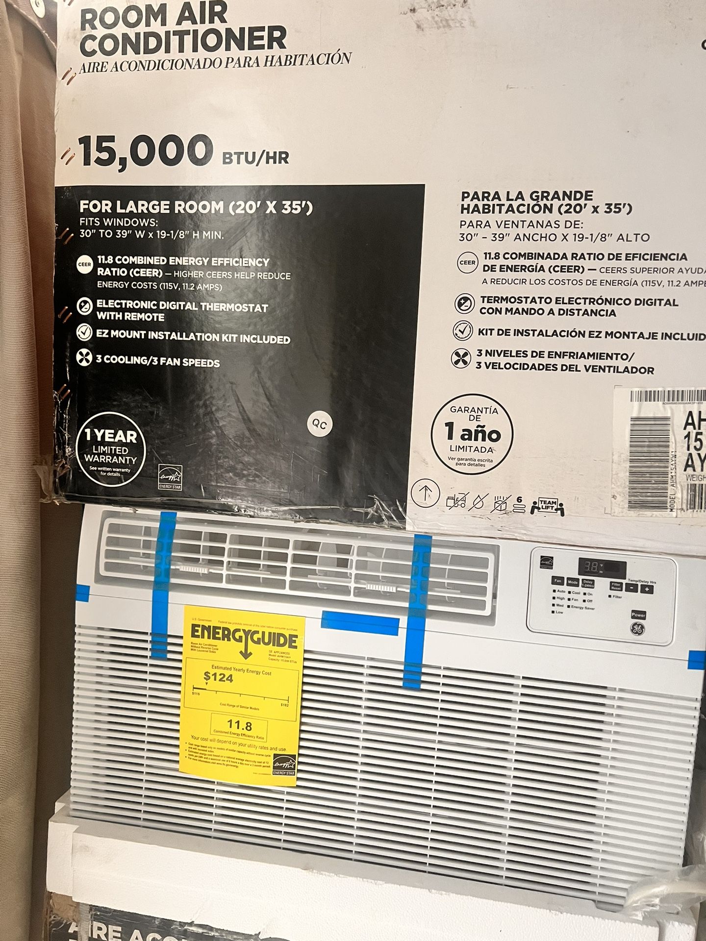 Ac Windows Aire De Ventana 15000 Btu