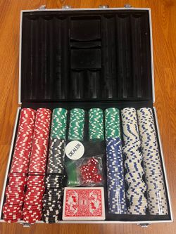 500 Count Poker Chip Set Casino