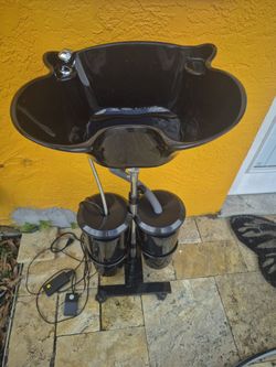 Portable Shampoo Bowl with Electric Pump