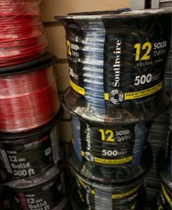 New wire cable # 12 500ft $110 each one