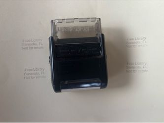 Free library stamp READ AD