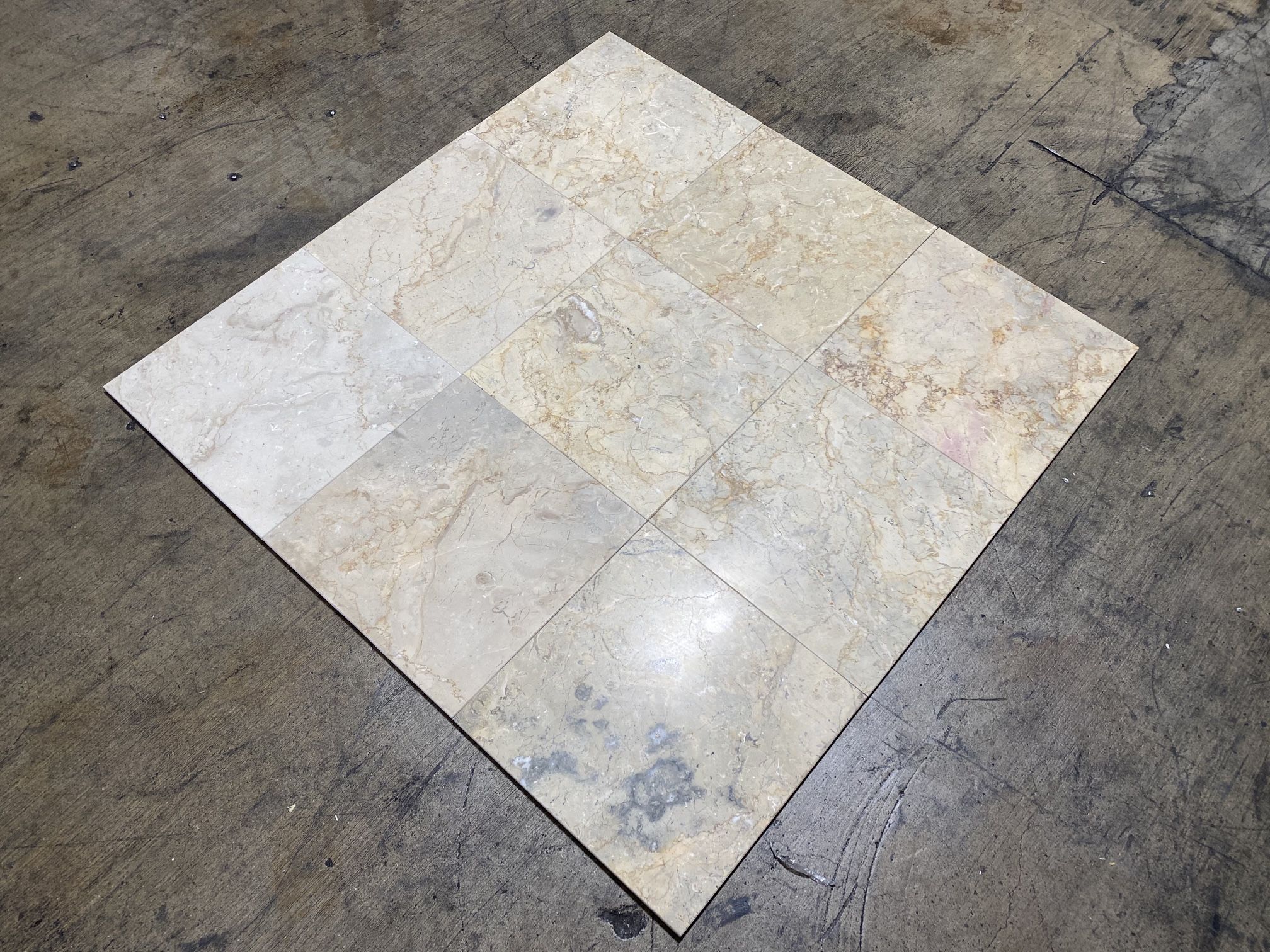 Sahara Gold 12x12 Honed Marble Tile