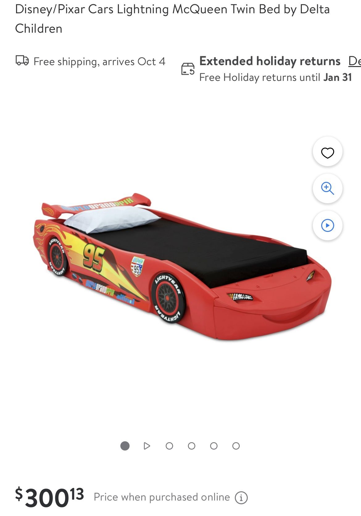 Lightning McQueen TWIN Bed