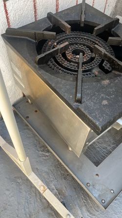 Stove with 3 burners