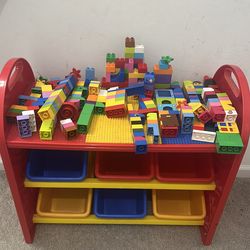 Lego duplo with organizer