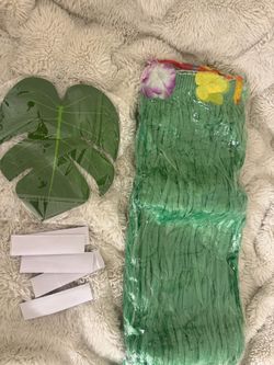 Hawaiian Party Table Skirt