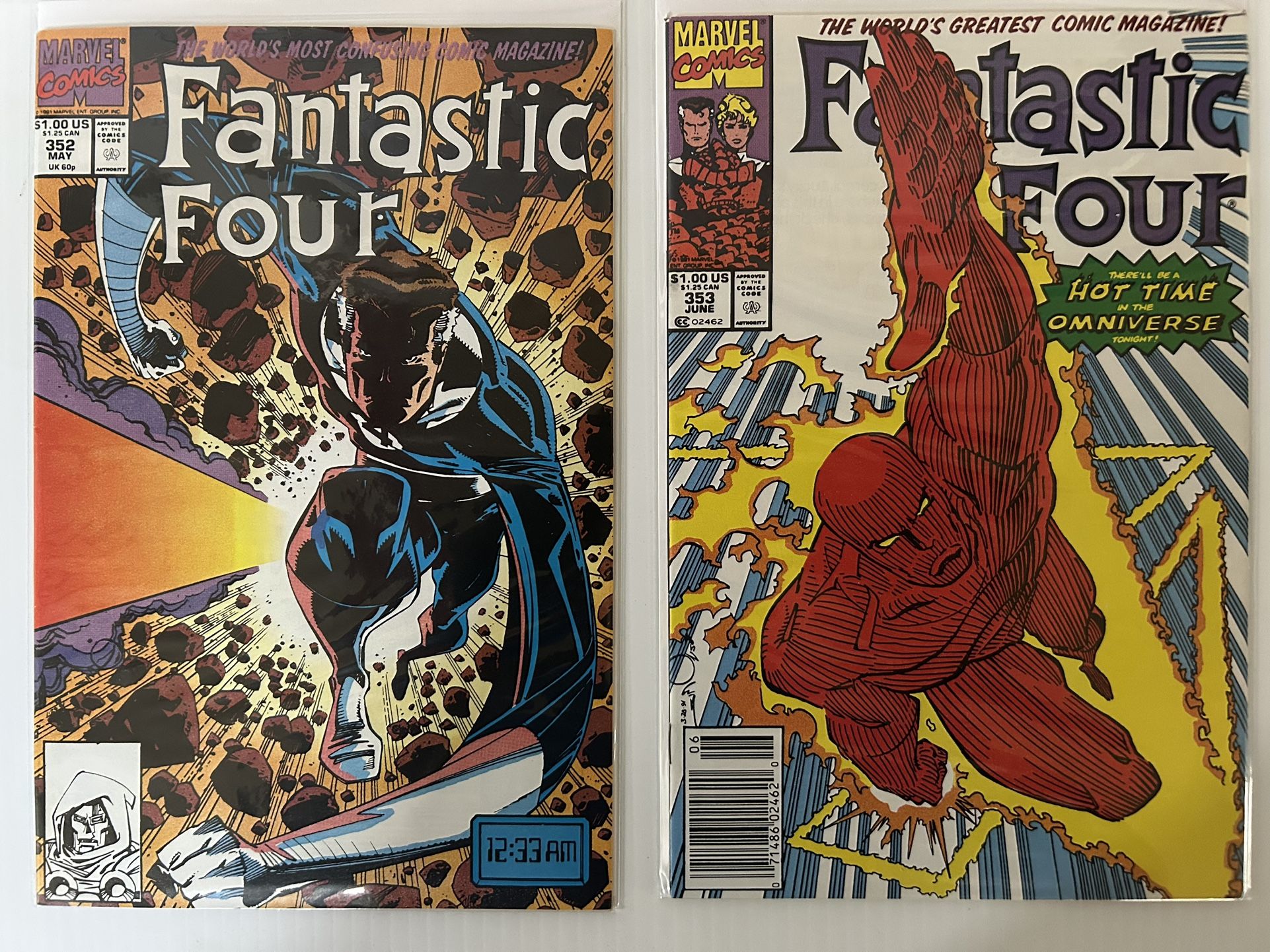 Fantastic Four 352 & 353