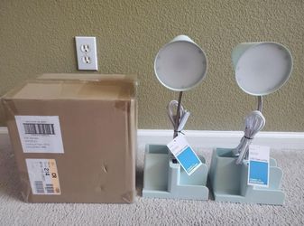 Organizer Task Lamp White (Includes LED Light Bulb) - Room Essentials