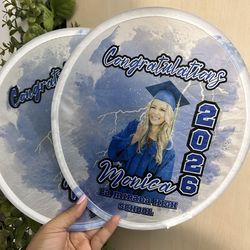 Grad fans , foldable grad fans
