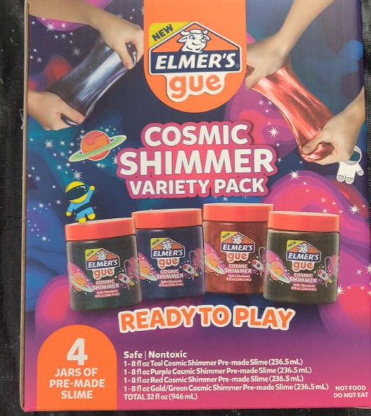 Elmer's Gue Premade Slime - Cosmic Shimmer, 8 oz