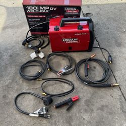 Lincoln Electric 180 Amp Weld-Pak 180i Multi-Process Stick/MIG/Flux-Core/TIG, 120V or 230V Aluminum
