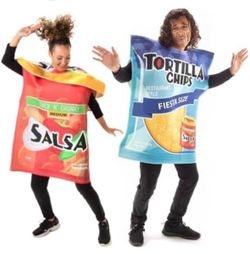 Couples costume chips and salsa one size Halloween
