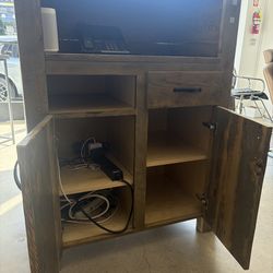 Rustic Wood Counter Desk/Reception Desk