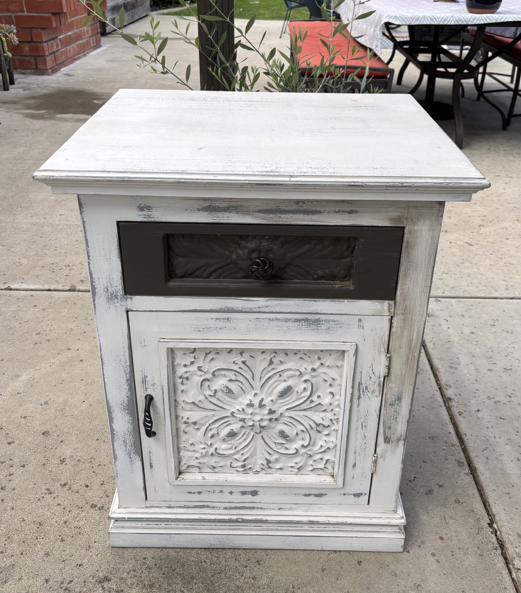 Vintage Nightstand End Table