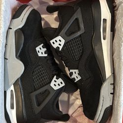 Jordan 4 Retro GS “Black Canvas” 
