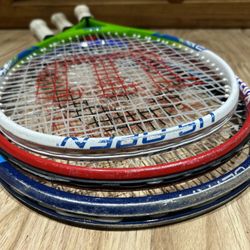 3 Tennis Racquets 