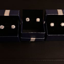 Moissanite Diamond Jewelry Screw Back